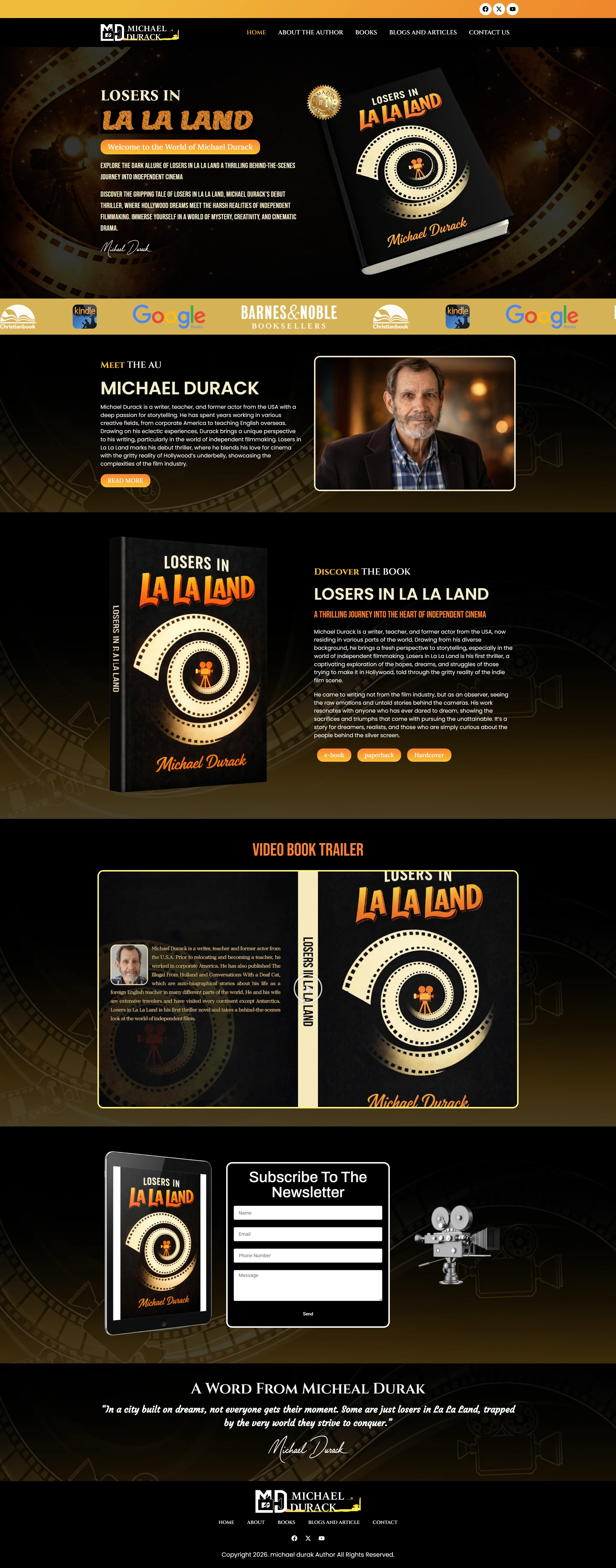Ireland Publishing House author website example 2