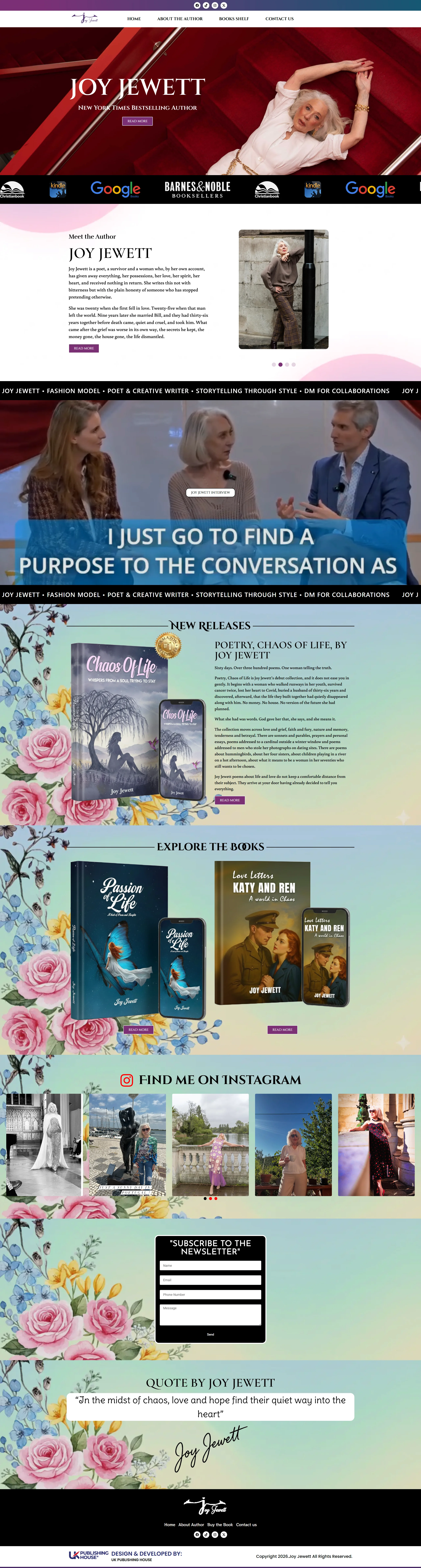 Ireland Publishing House author website example 5