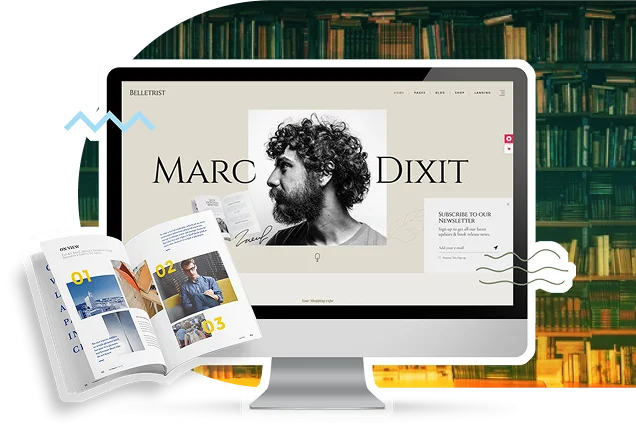 Ireland Publishing House author website design services in Ireland