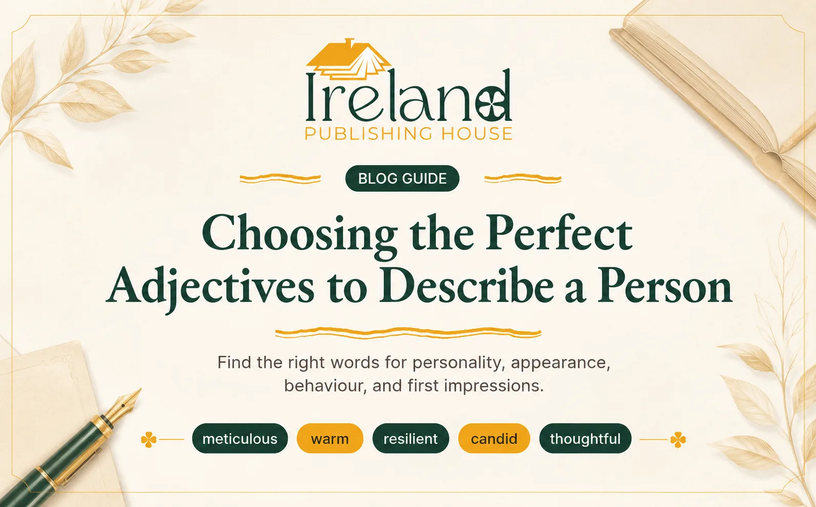 Choosing the Perfect Adjectives to Describe a Person