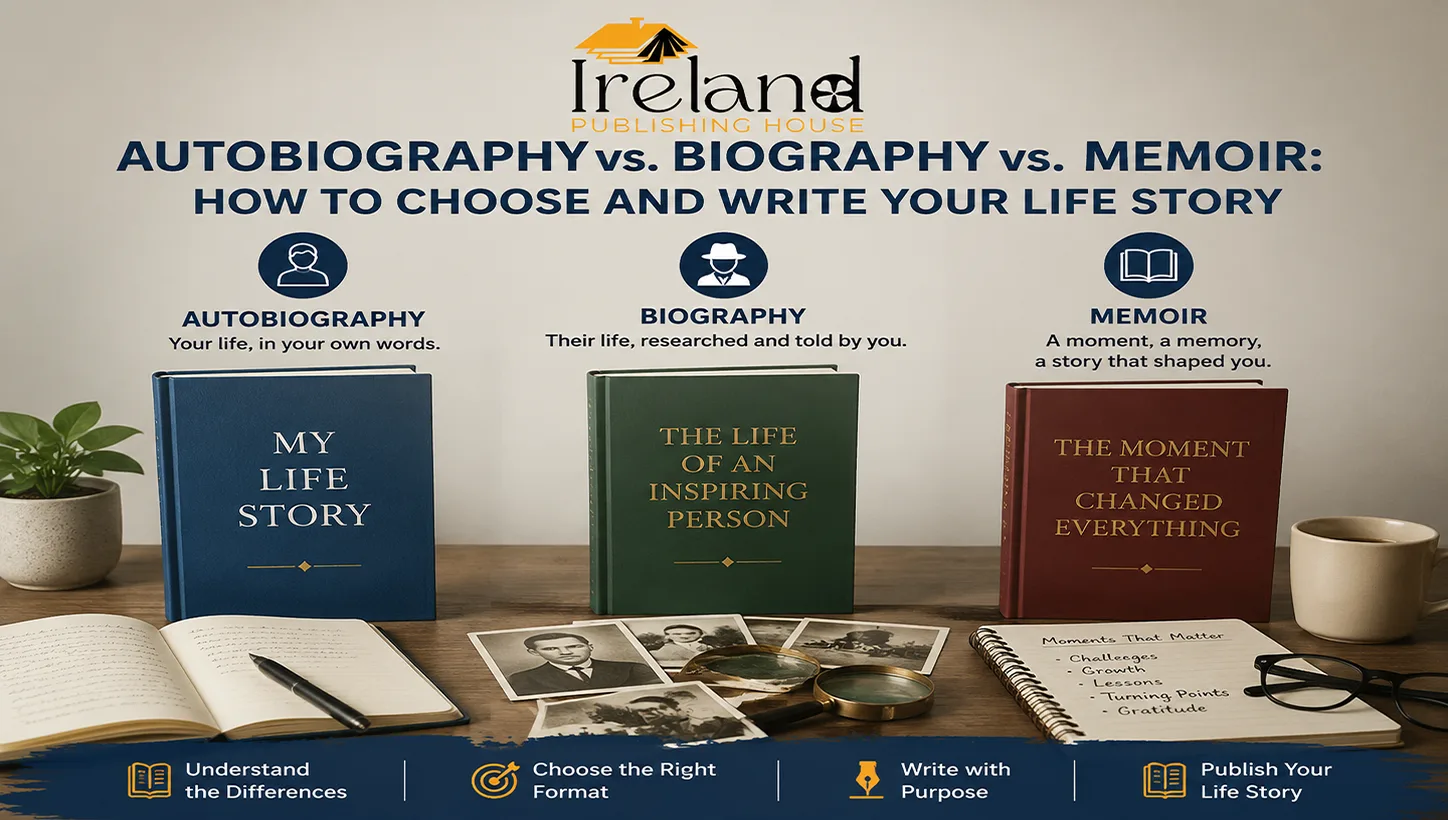 Autobiography vs. Biography vs. Memoir: How to Choose and Write Your Life Story