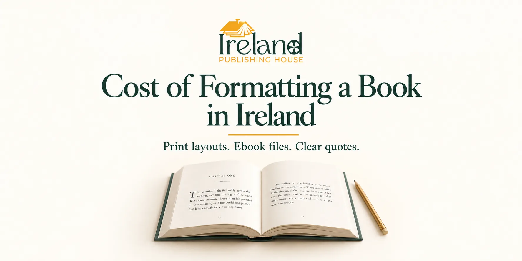 How much does it Cost of Formatting a Book in Ireland?
