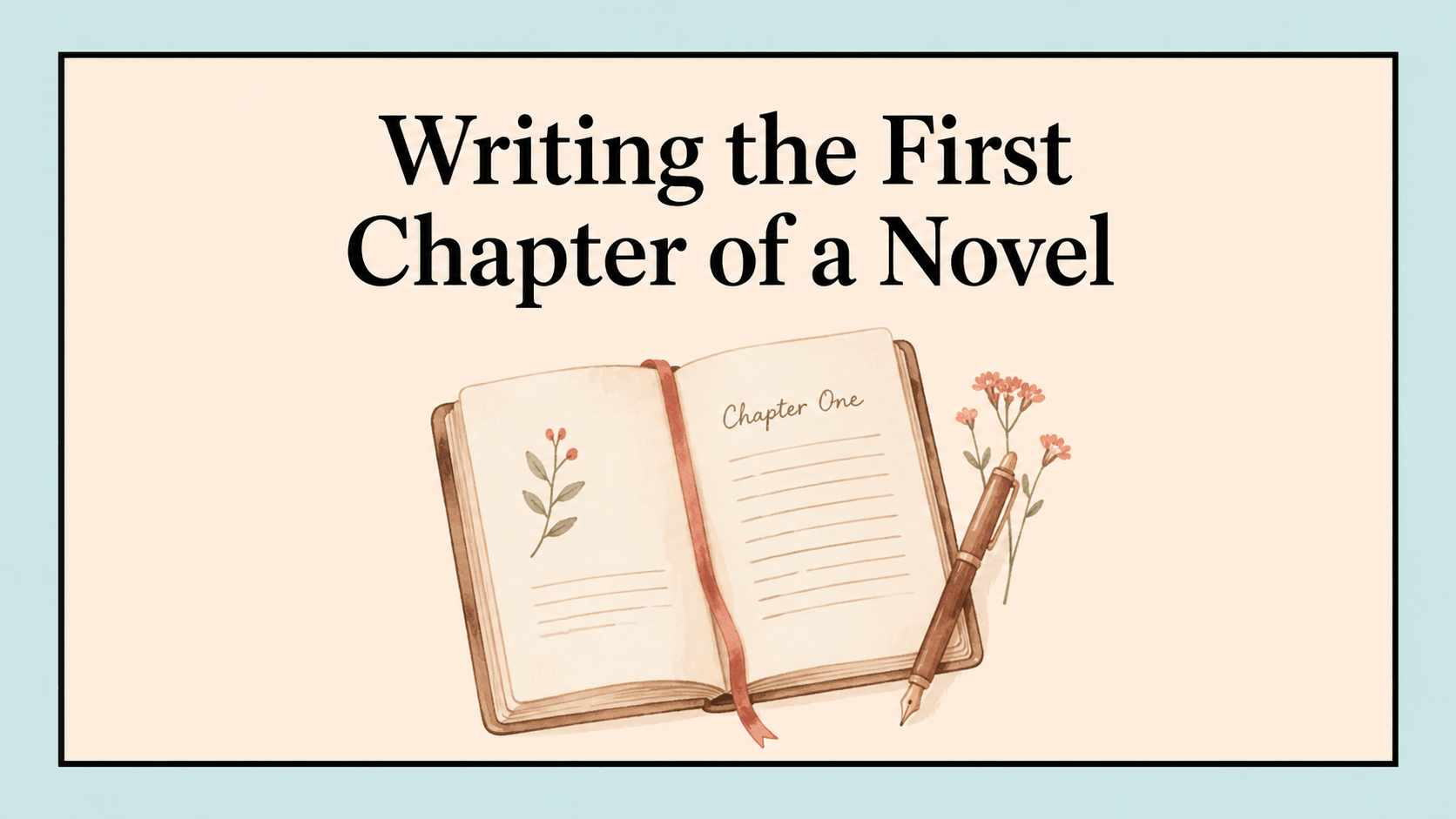 How to Write a Gripping First Chapter for Your Novel